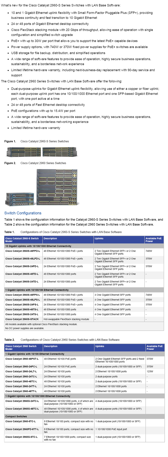 Cisco C2960s 24td L Cisco C2960s 24td L